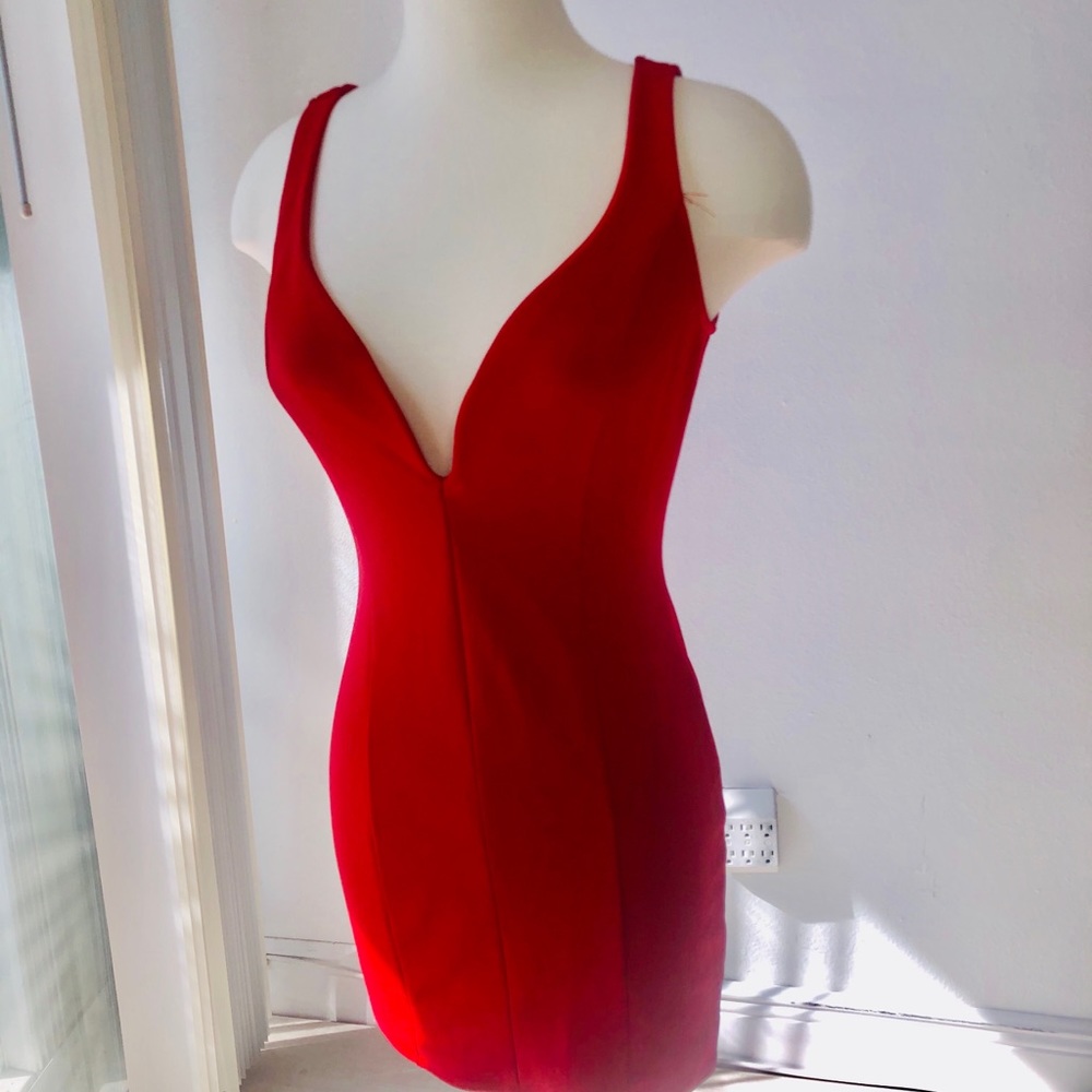 Red dress